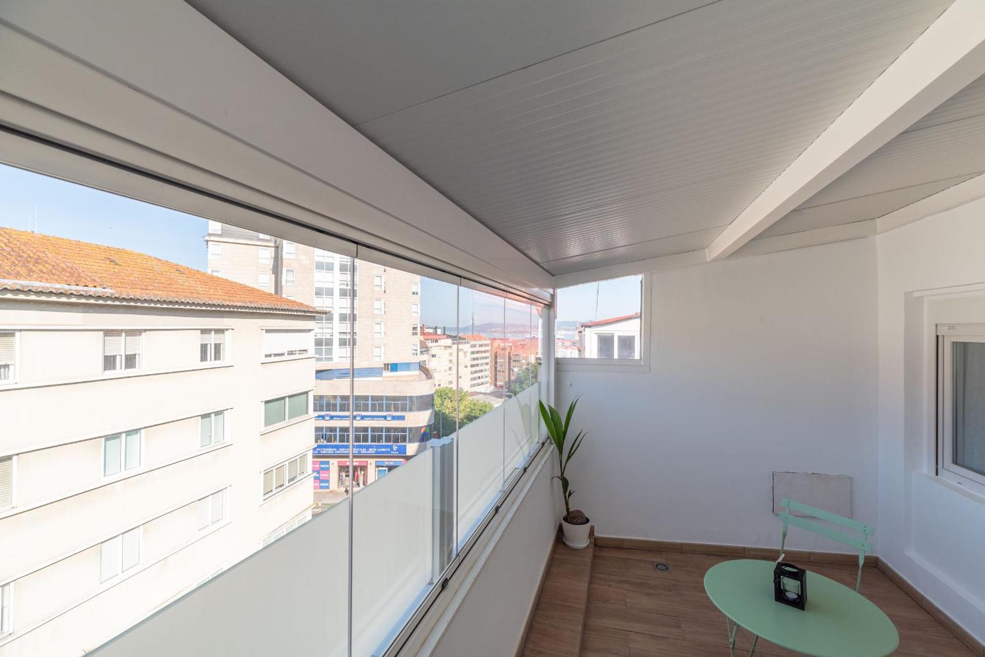 Apartamento Gran Atico Con Terraza Vigo Exterior foto
