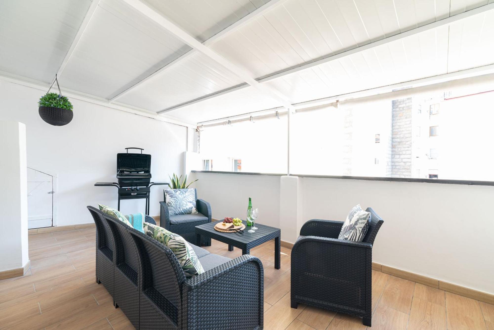 Apartamento Gran Atico Con Terraza Vigo Exterior foto