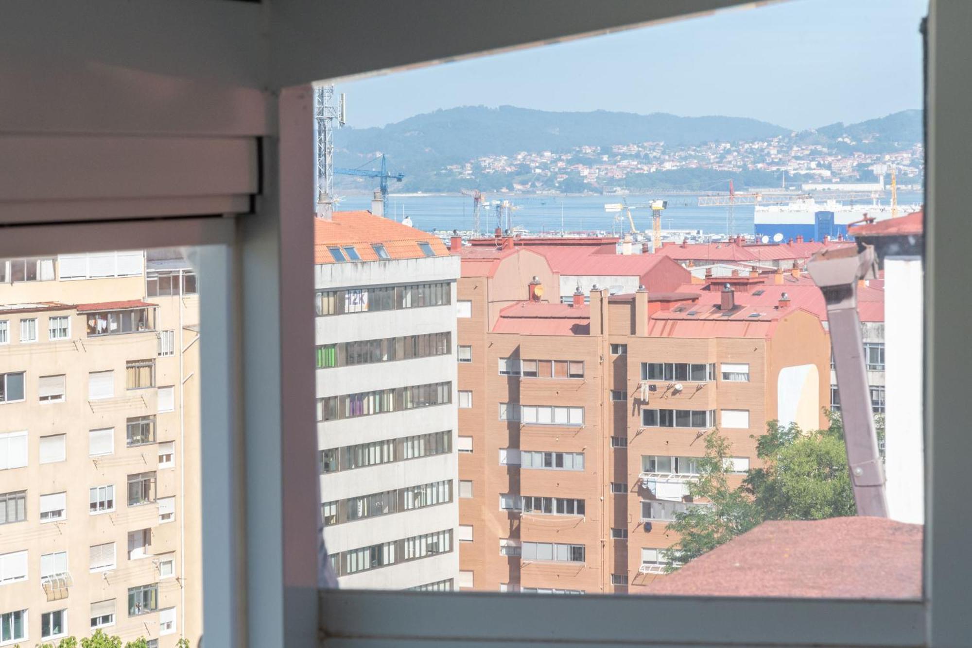 Apartamento Gran Atico Con Terraza Vigo Exterior foto